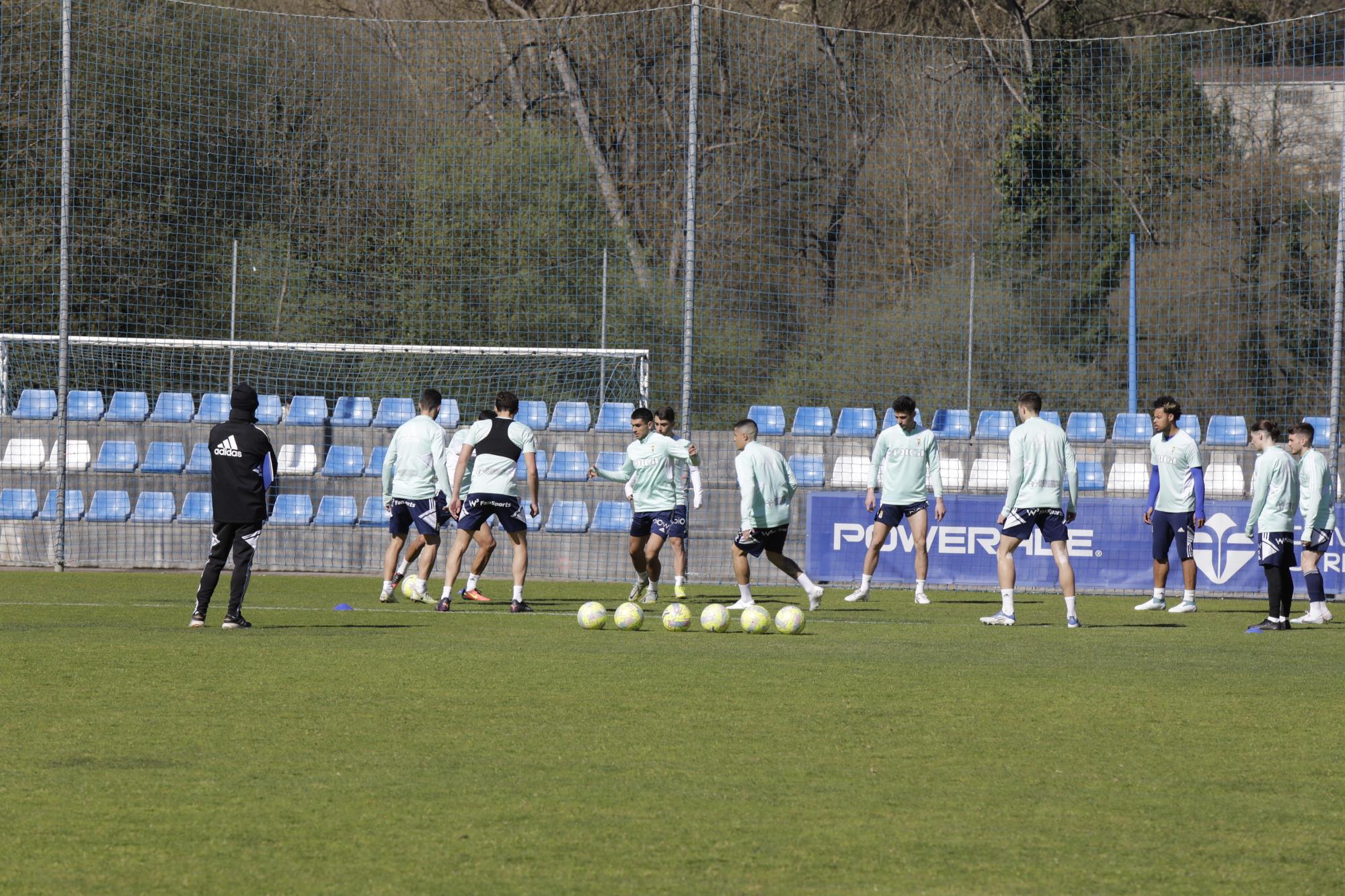 EN IMÁGENES: el entrenamiento del Oviedo