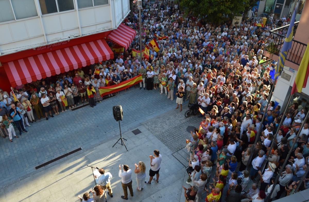 Concentración en Sanxenxo