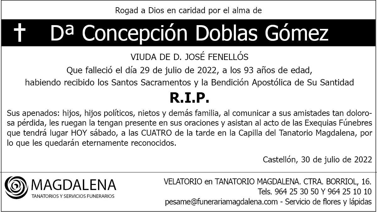 Dª Concepción Doblas Gómez