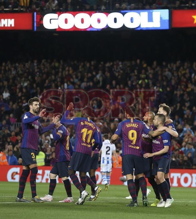 FC Barcelona, 2 - Real Sociedad, 1