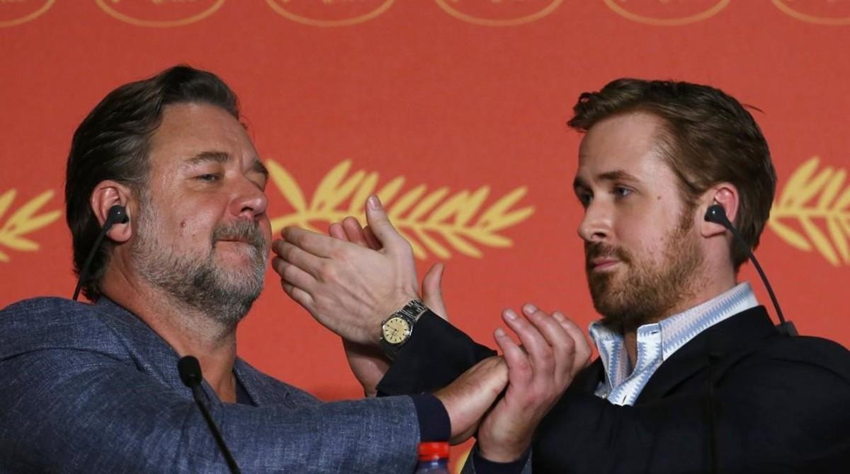 fcasals33895682 cast members russell crowe  l  and ryan gosling  r160515195954
