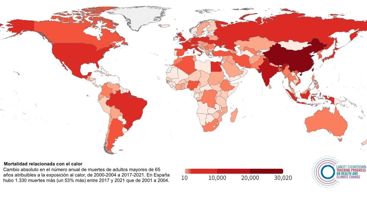 Mortalidad relacionada copn el calor