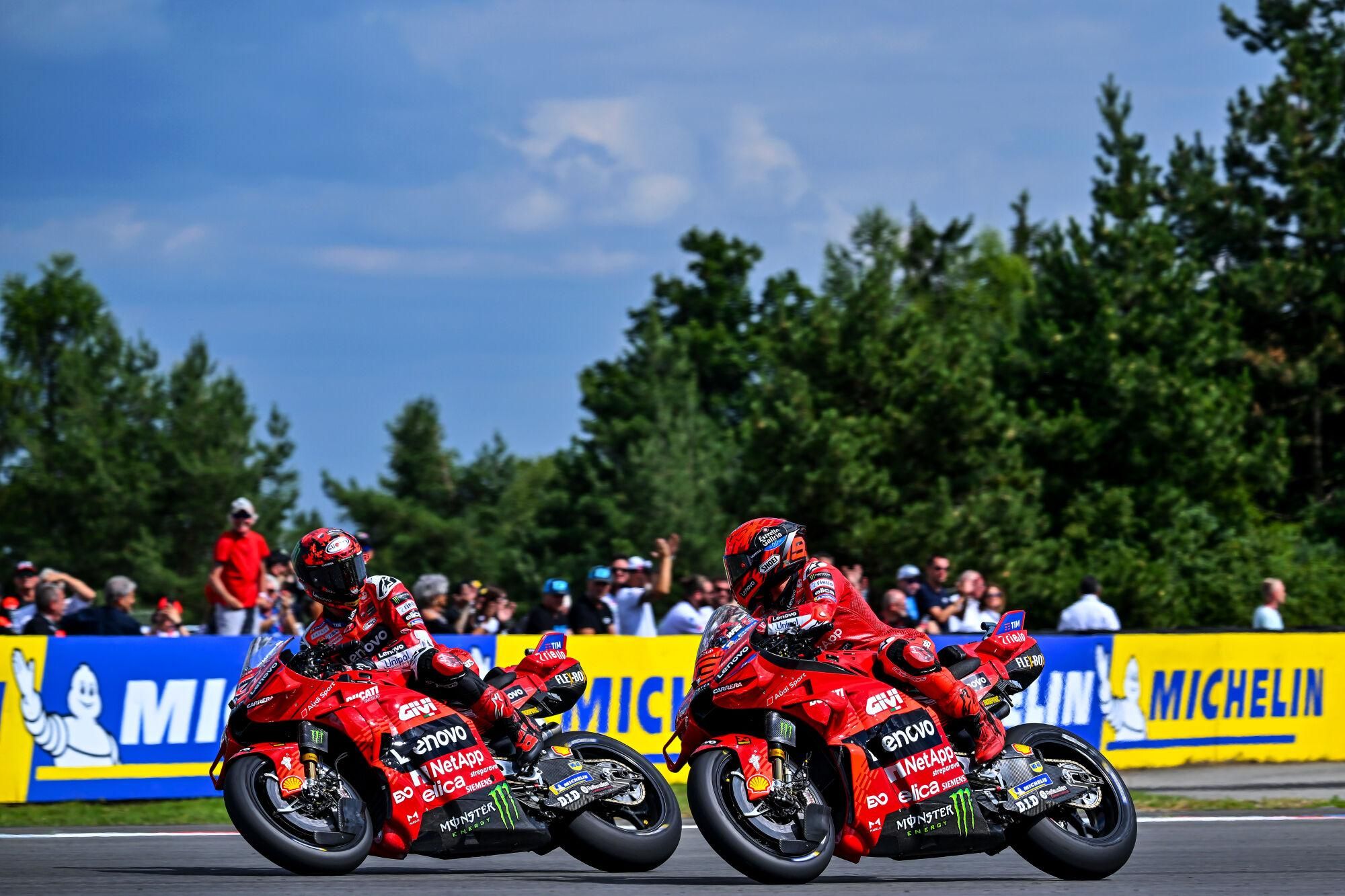 
El Gran Premio de República Checa de MotoGP.