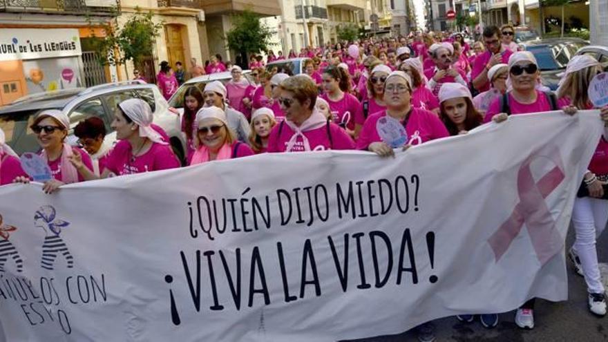 Marchas contra el cáncer de mama