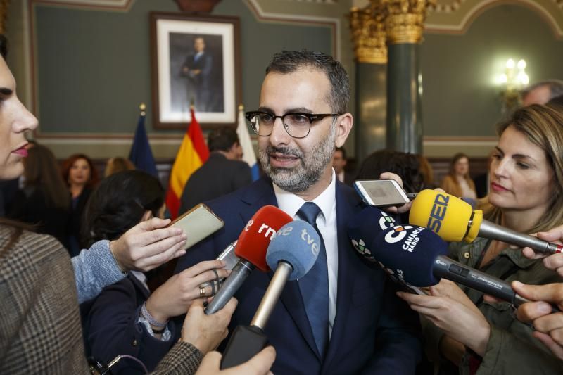 23.04.18 Las Palmas de Gran Canaria. Acto de toma de posesión de la nueva presidenta de la ZEC, Jimena Delgado-Taramona Hernández. Delegación del Gobierno de Canarias.  Foto Quique Curbelo  | 23/04/2018 | Fotógrafo: Quique Curbelo