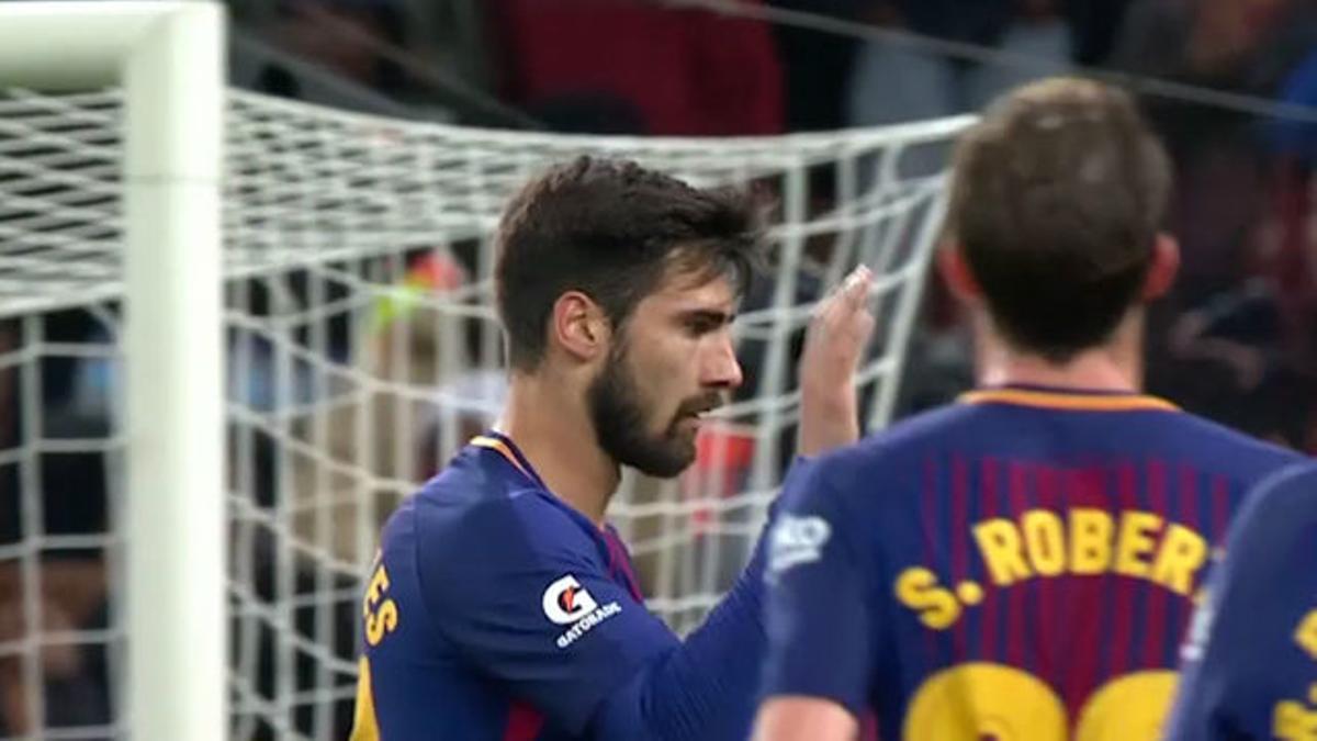 André Gomes marca ante el Mamelodi su primer gol de la temporada