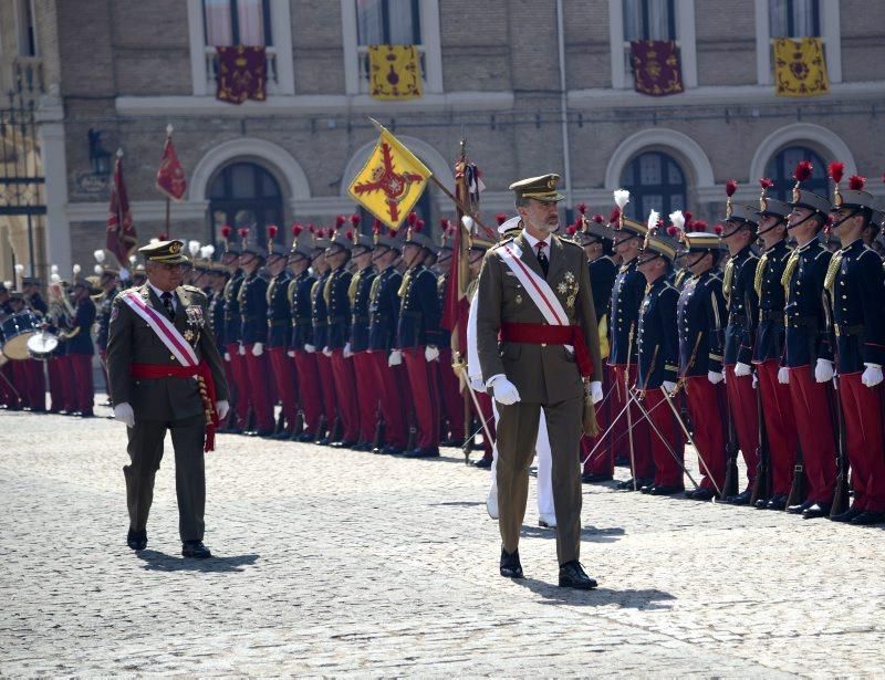 Visita de Felipe VI a la Academia General Militar de Zaragoza