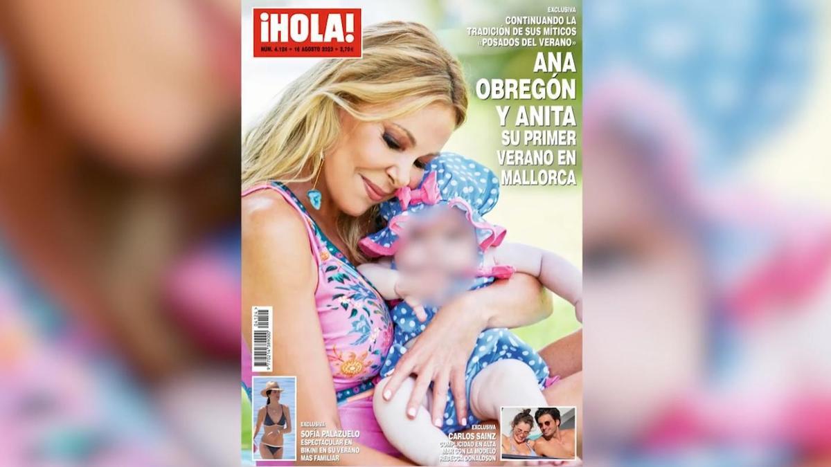 Ana Obregón protagoniza su tradicional posado del verano junto a su nieta