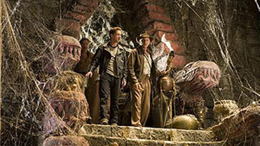 Indiana Jones el &quot;Reino de la calavera de cristal&quot;, estrella de la cartelera