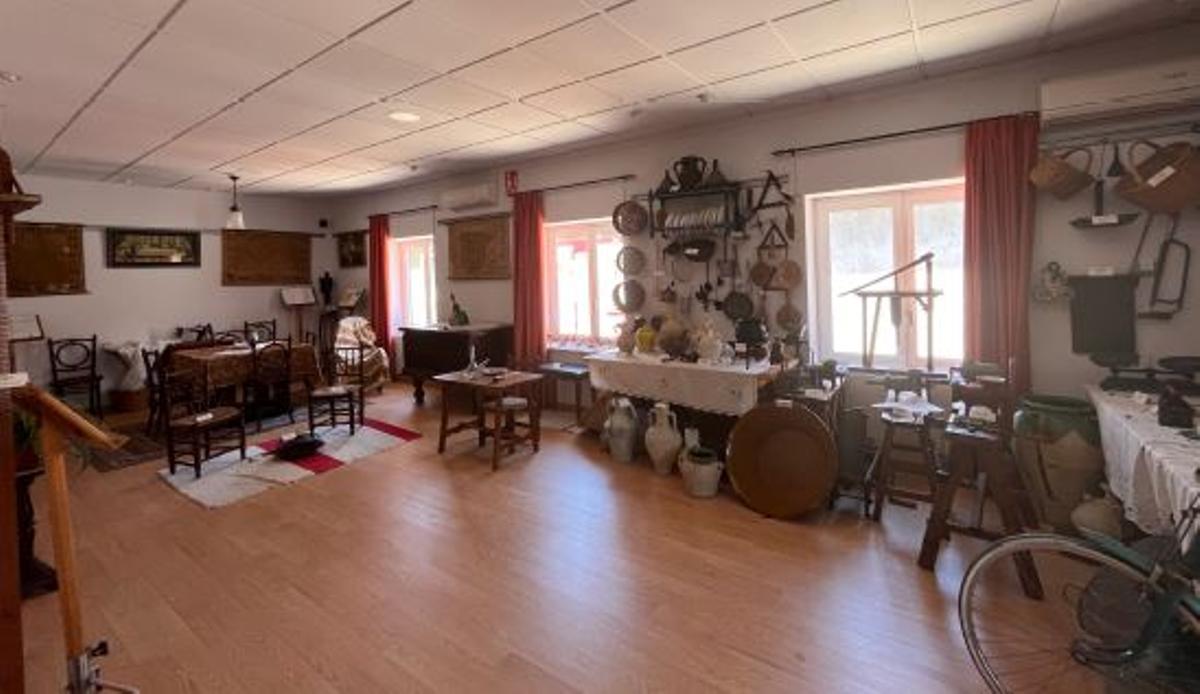 Aspecto parcial de la exposición museográfica de una de la casa en una imagen de archivo