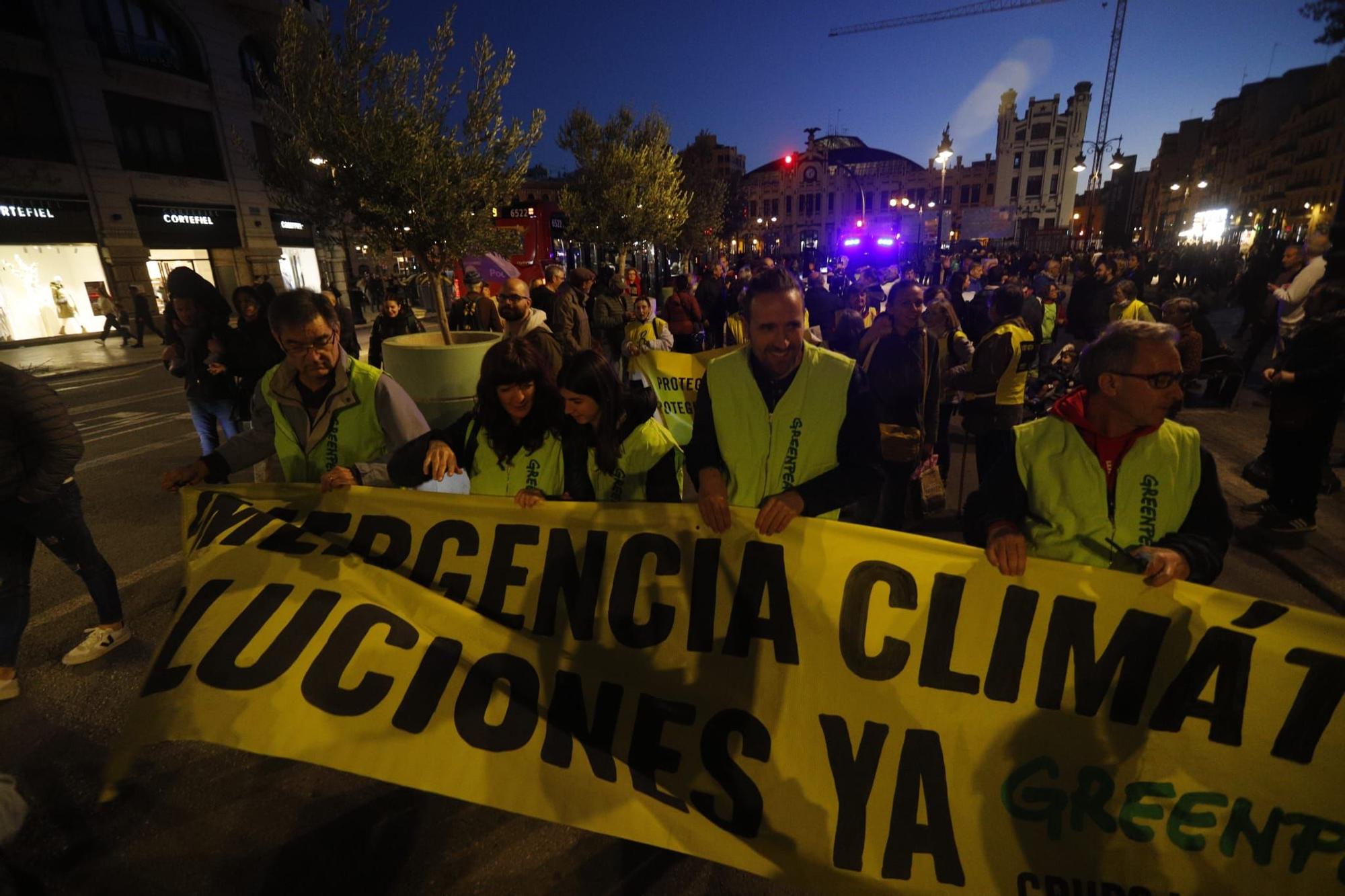 Concentración por la justicia climática y energética en València