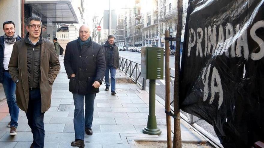 Patxi López se presenta como el candidato de la unidad del PSOE