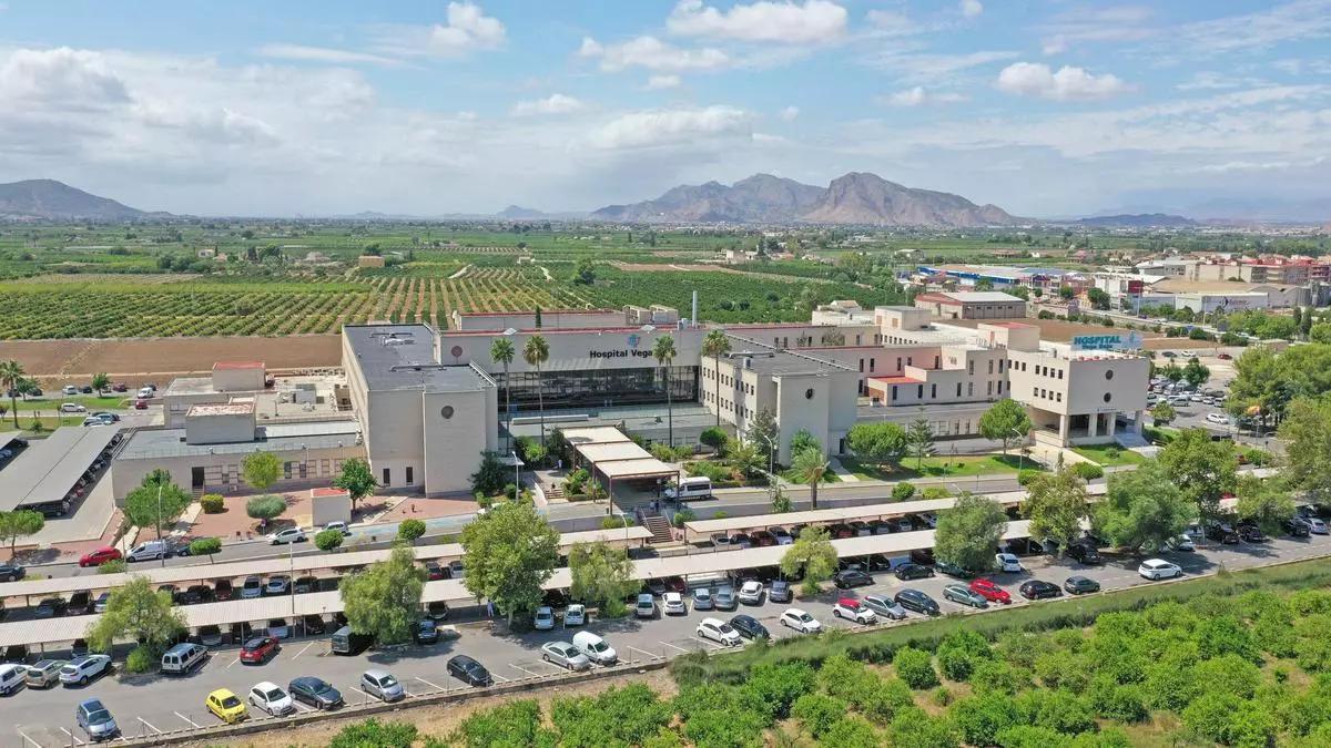 Vista aérea del Hospital Vega Baja, en una imagen de archivo