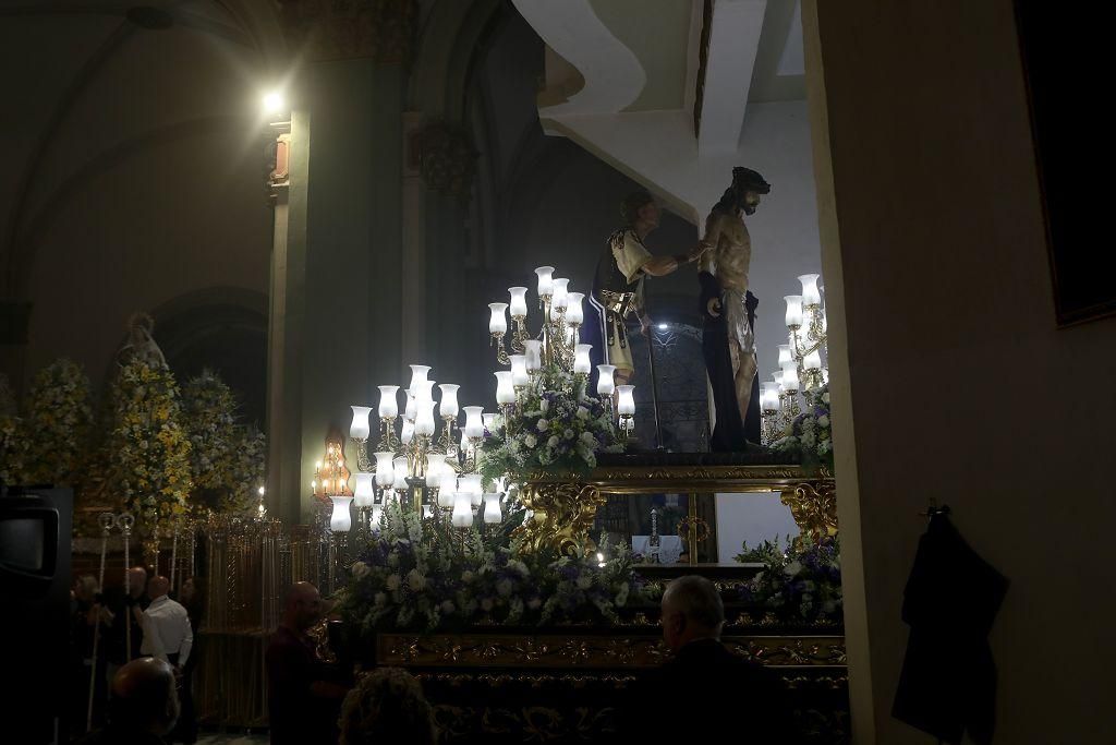 Procesión del Santo Entierro este Viernes Santo en Cartagena, en imágenes
