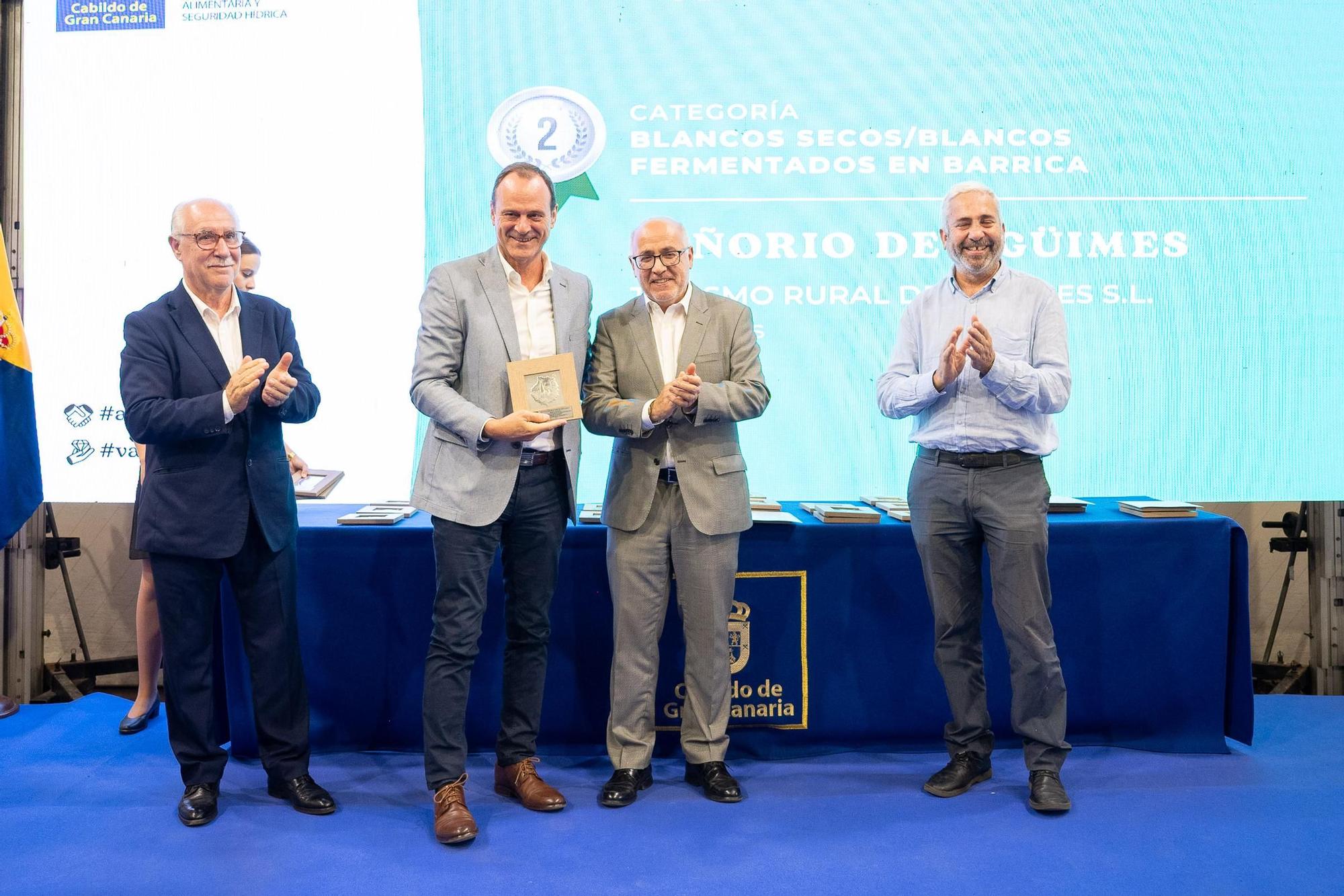 Entrega de premios de los concursos oficiales de queso y vino de 2023