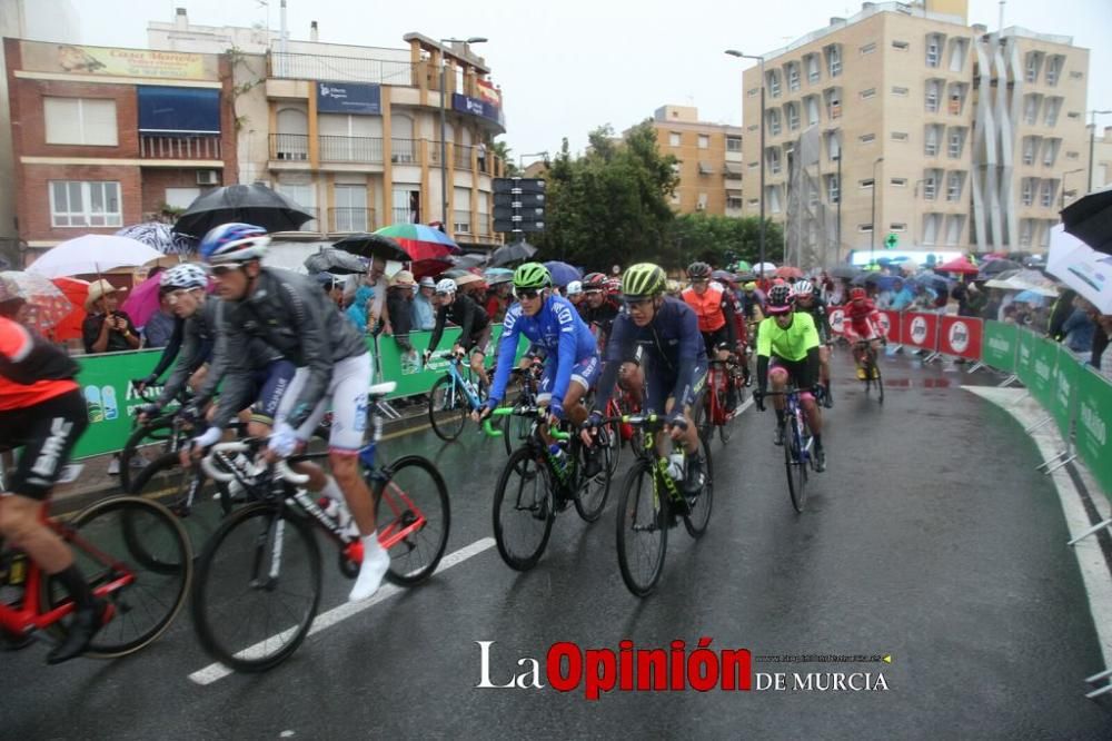 Salida de la Vuelta Ciclista a España desde Lorca