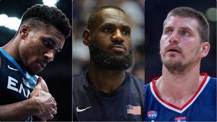 Antetokounmpo, LeBron y Jokic, tres de los MVPs que disputarán los JJ.OO París 2024