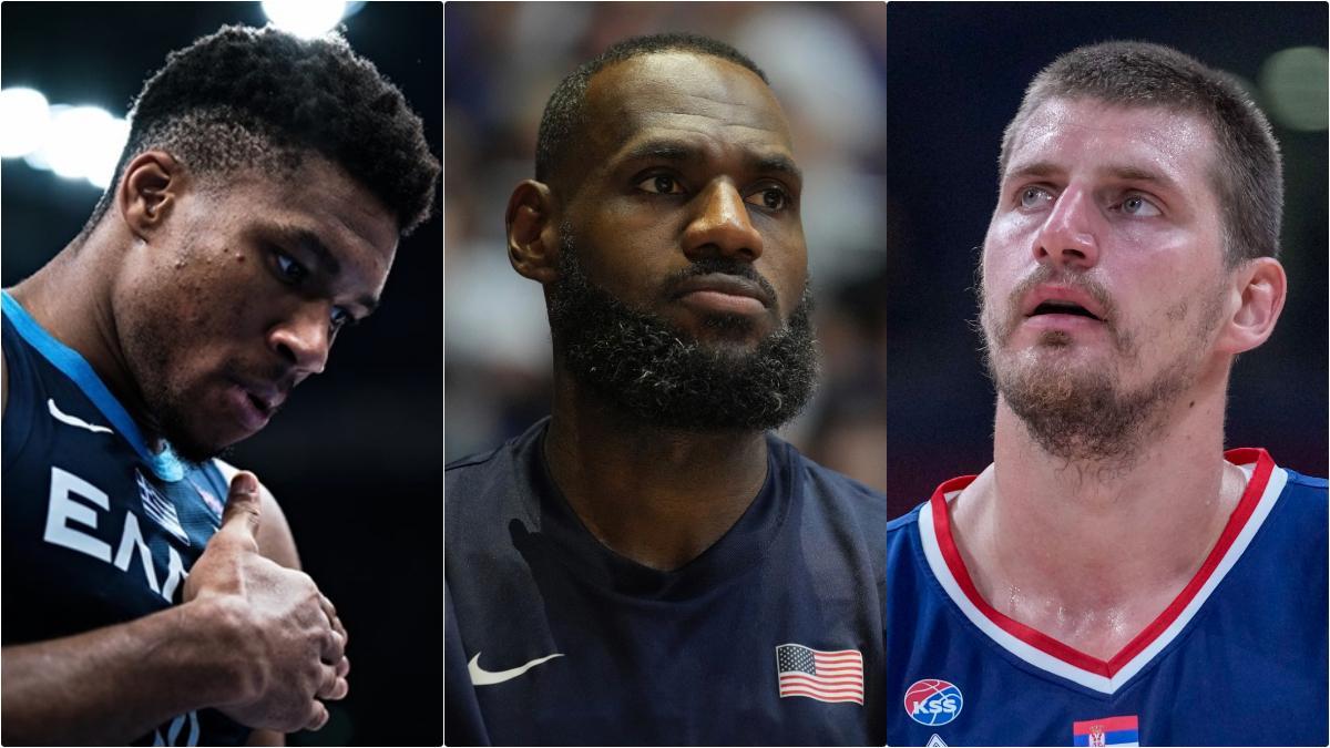 Antetokounmpo, LeBron y Jokic, tres de los MVP's que disputarán los JJ.OO París 2024