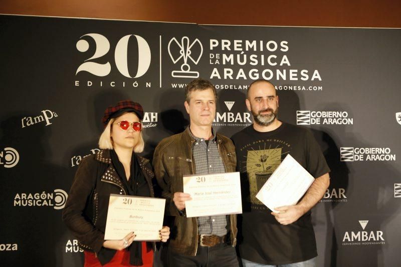 Nominados a los Premios de la Música Aragonesa