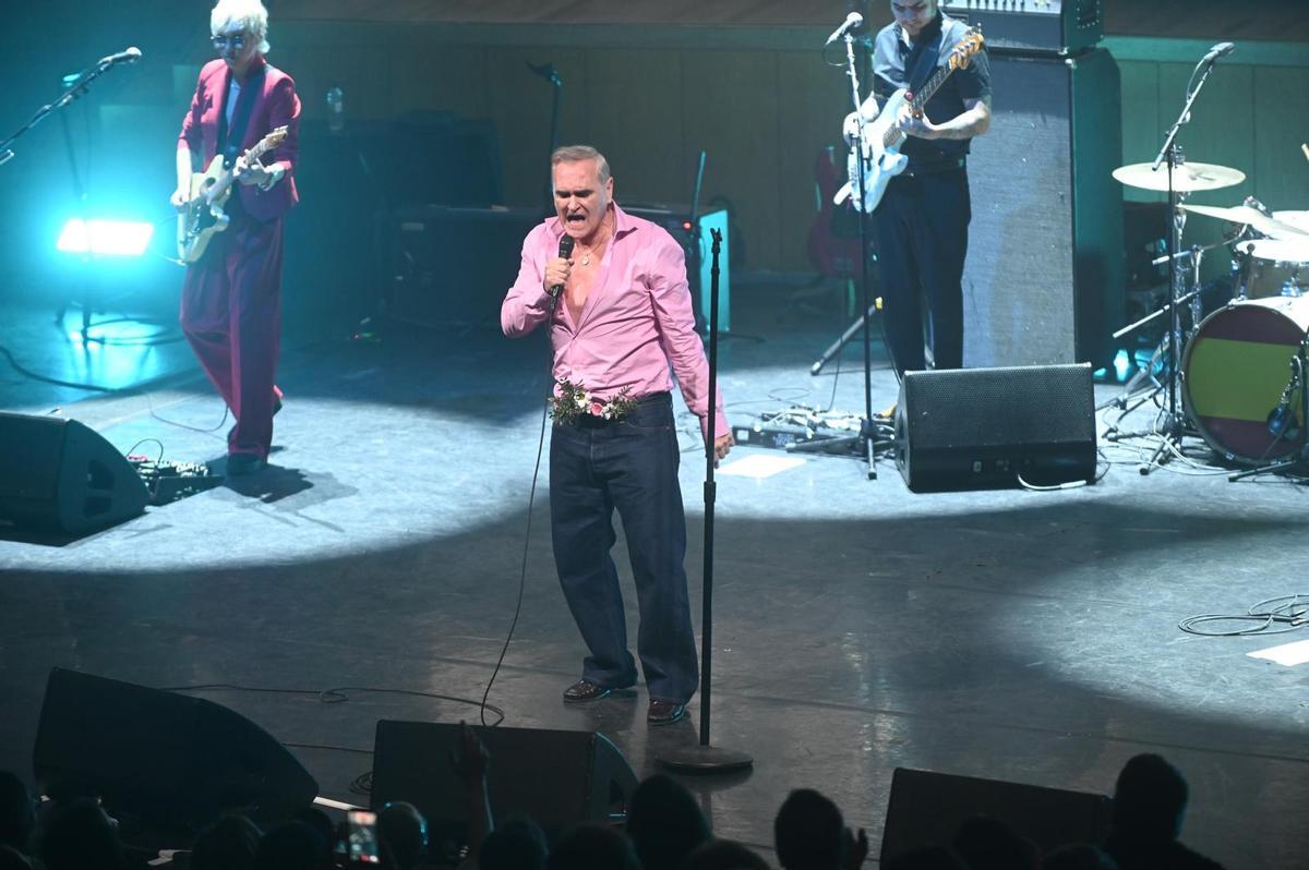 EN IMÁGENES | Concierto de Morrissey en la sala Mozart del Auditorio de Zaragoza