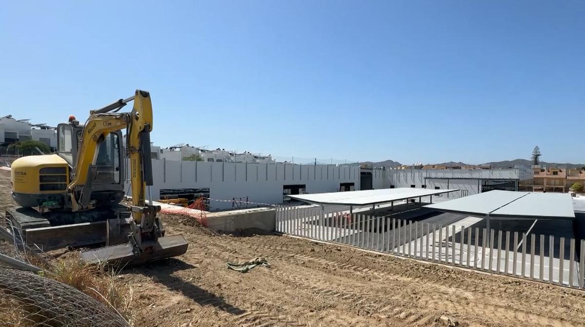 Obras del parque comercial Taralpe
