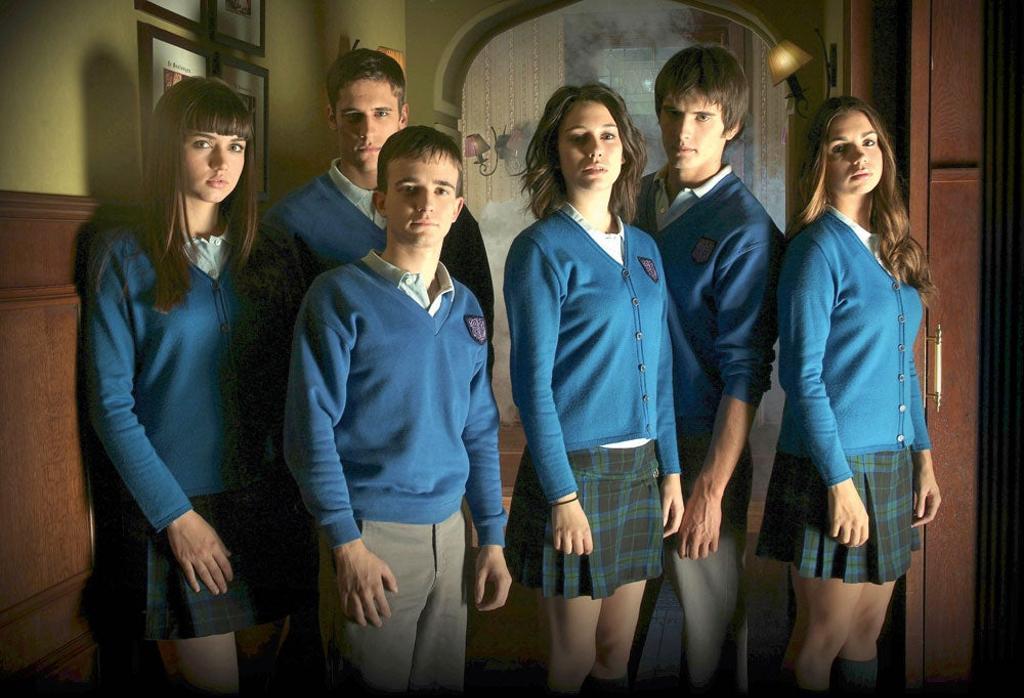 Los protagonistas de 'El internado'