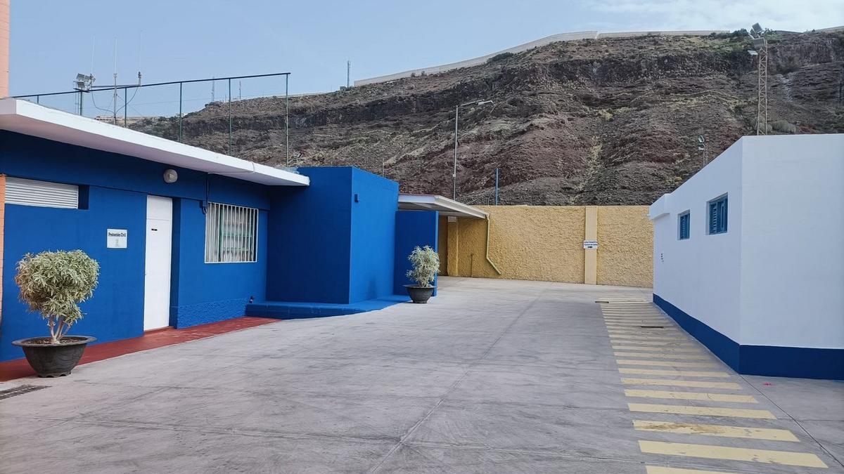 Imagen de las instalaciones de Protección Civil en La Aldea de San Nicolás.
