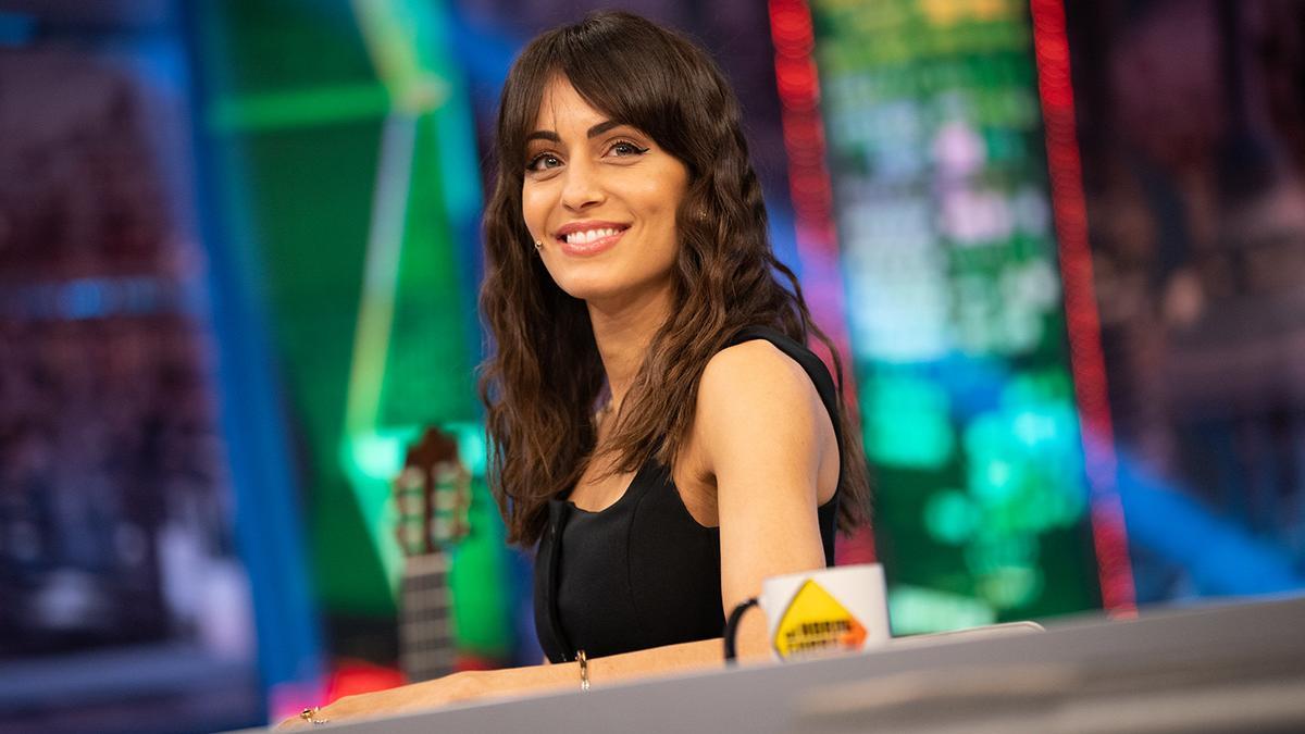 Hiba Abouk en El Hormiguero con eyeliner infinito