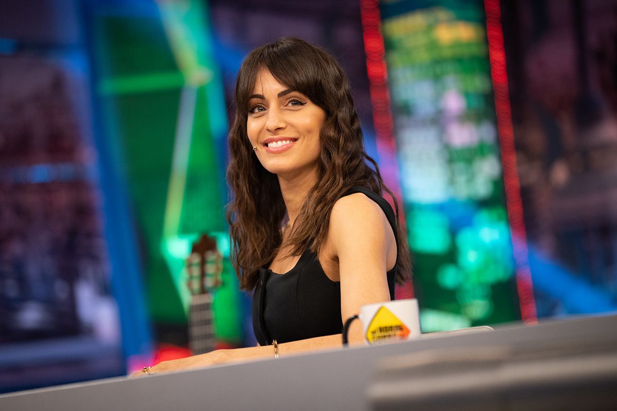 Hiba Abouk en El Hormiguero con eyeliner infinito