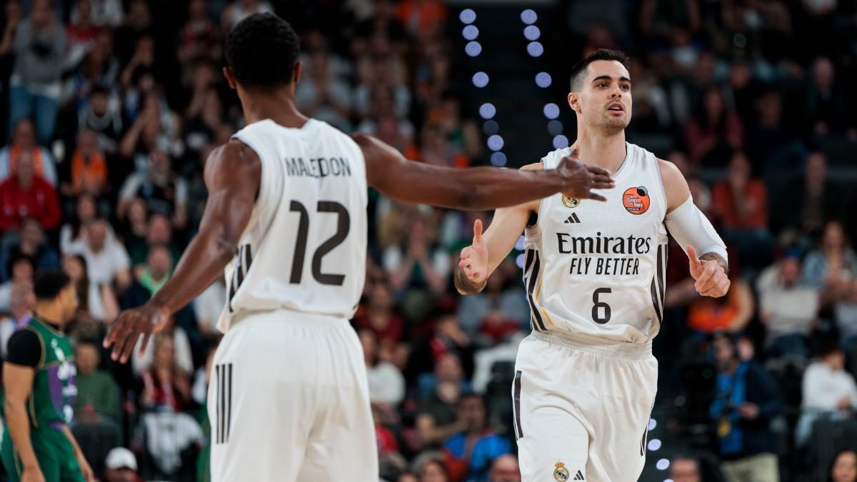 Alberto Abalde, en el partido de Copa ante Unicaja