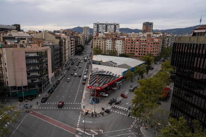 Barcelona porta a votació el trasllat del parc de bombers a l’avinguda de Sarrià amb 860 metres quadrats més de verd a l’entorn