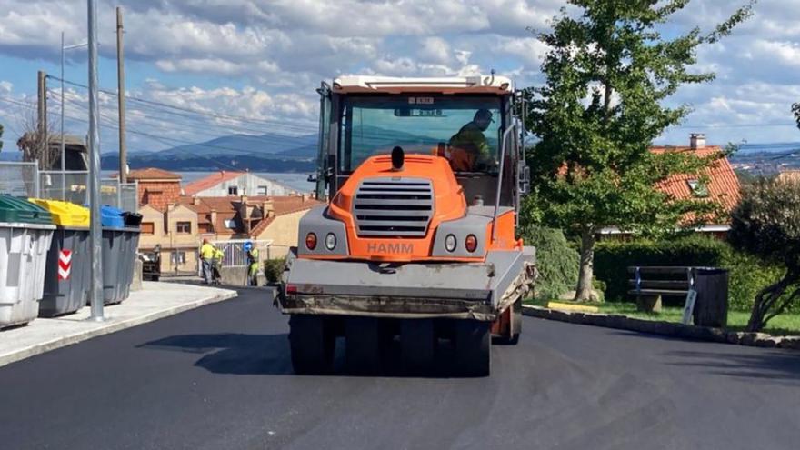 El asfaltado de Monte da Vila lleva retraso