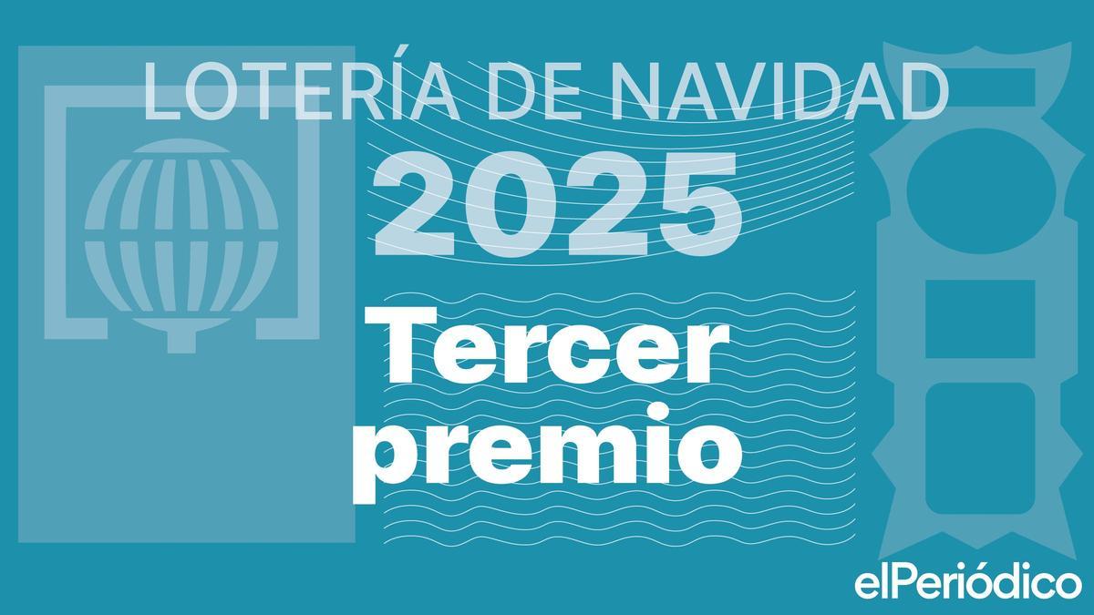 Tercer premio de la Lotería de Navidad 2025