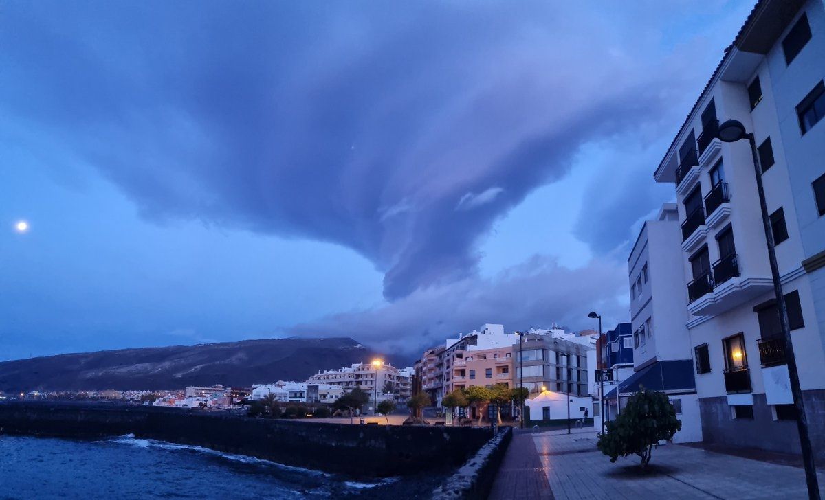 Borrasca Óscar: 'Un paseo por las nubes' de Canarias