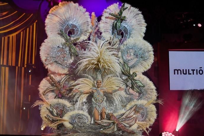 21-02-2020 LAS PALMAS D GRAN CANARIA. Elección de la Reina del Carnaval - 8. MULTIOPTICAS presenta a Minerva Hernández Hernández con el diseño Vida, de José Quevedo Reyes.