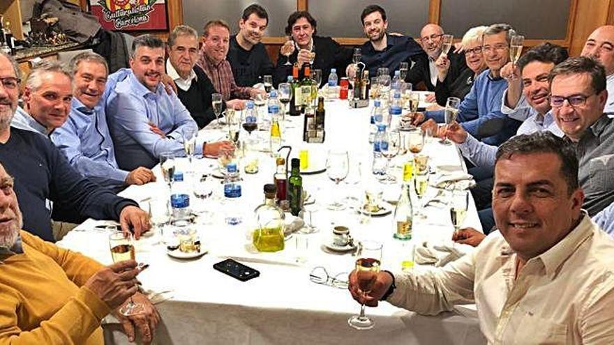 Els presidents de Tercera Divisió fan pinya amb un sopar de Nadal