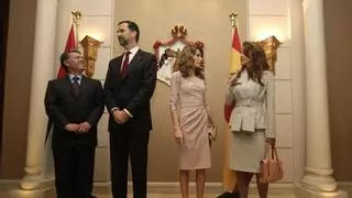 Cena de gala en el Alcázar y la Diputación cerrada para el encuentro de los reyes de España y de Jordania en Córdoba