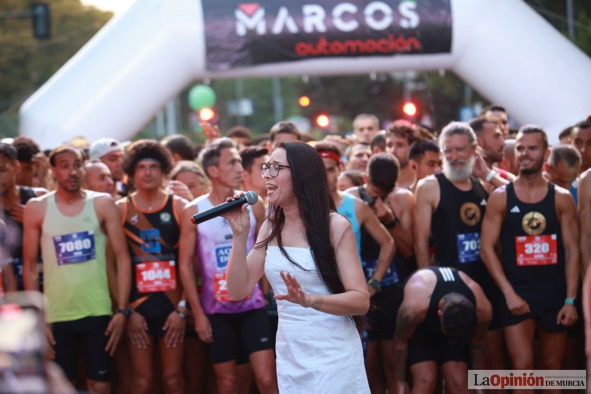 Las mejores imágenes de la carrera nocturna de Murcia