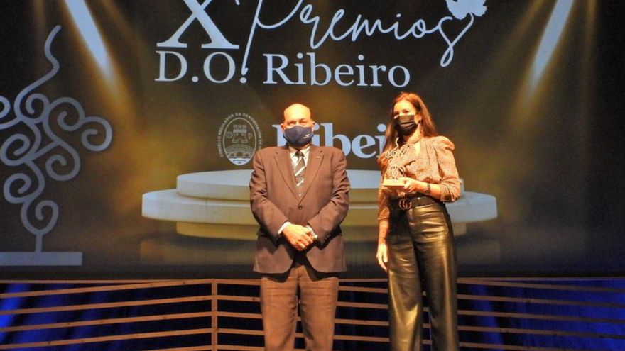 Un momento de la entrega de premios, ayer. | // F. CASANOVA