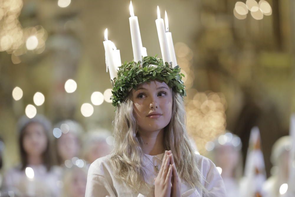 Santa-Lucía-Fest in der Kathedrale in Palma de Mallorca