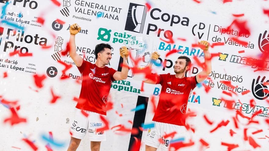 Montaner i Seve remunten quatre jocs per a guanyar la Copa Caixa Popular de raspall 2025