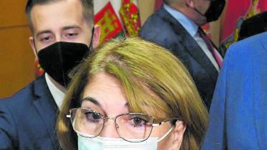 La consejera Mabel Campuzano, el pasado sábado.