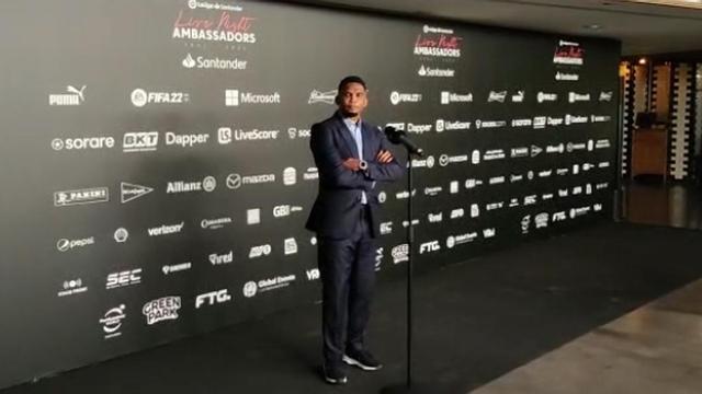 Eto'o apareció en el acto de LaLiga Ambassadors