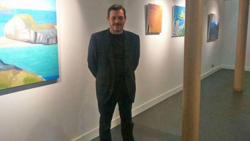 Nacho Valdés expone en Noreña paisajes asturianos realistas, con influencia impresionista, hasta el día 11