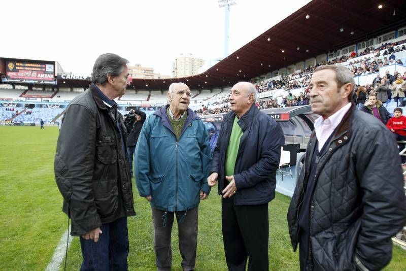 Fotogalería del partido de Aspanoa entre los veteranos del Real Zaragoza y la Real Sociedad