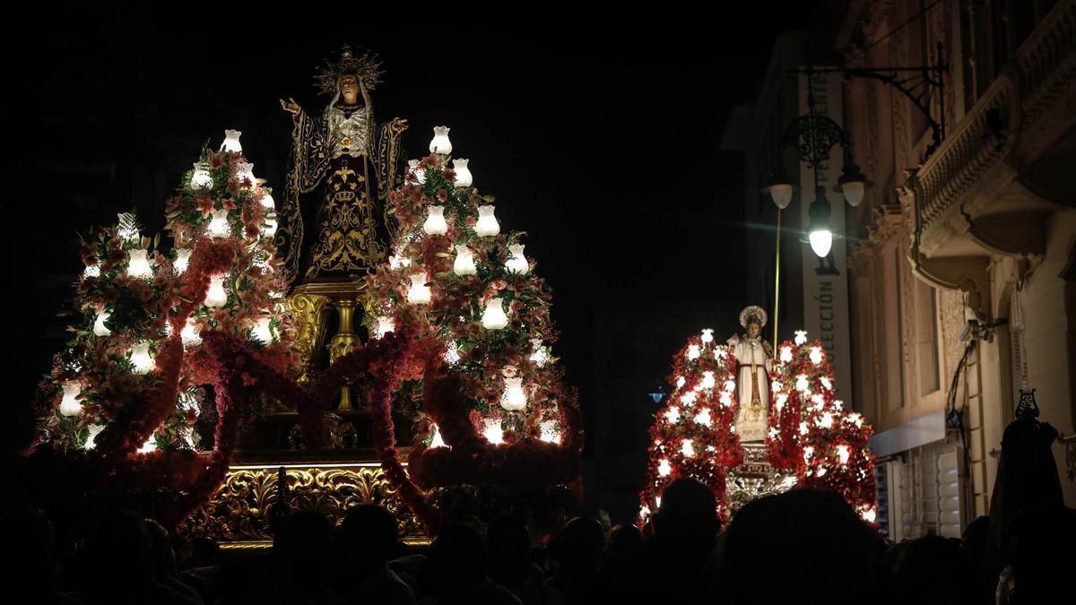 Procesión del Encuentro el pasado año en Cartagena