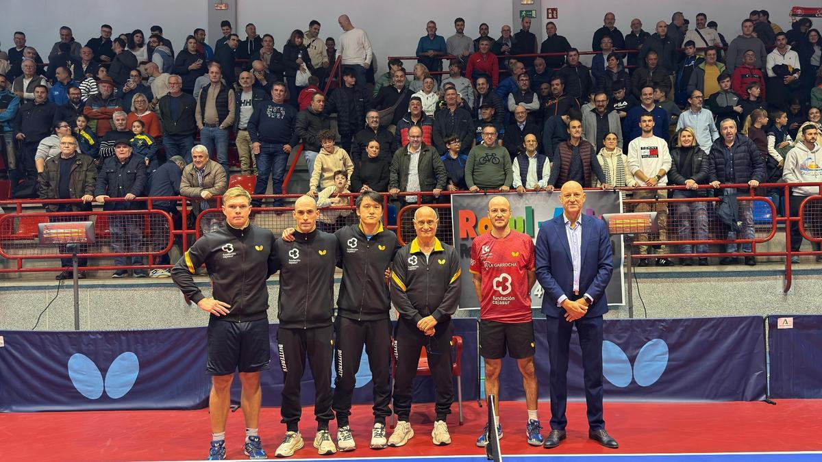 Componentes del Priego de tenis de mesa.