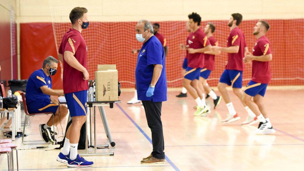 El Barça de balonmano realizó el viernes las pruebas médicas