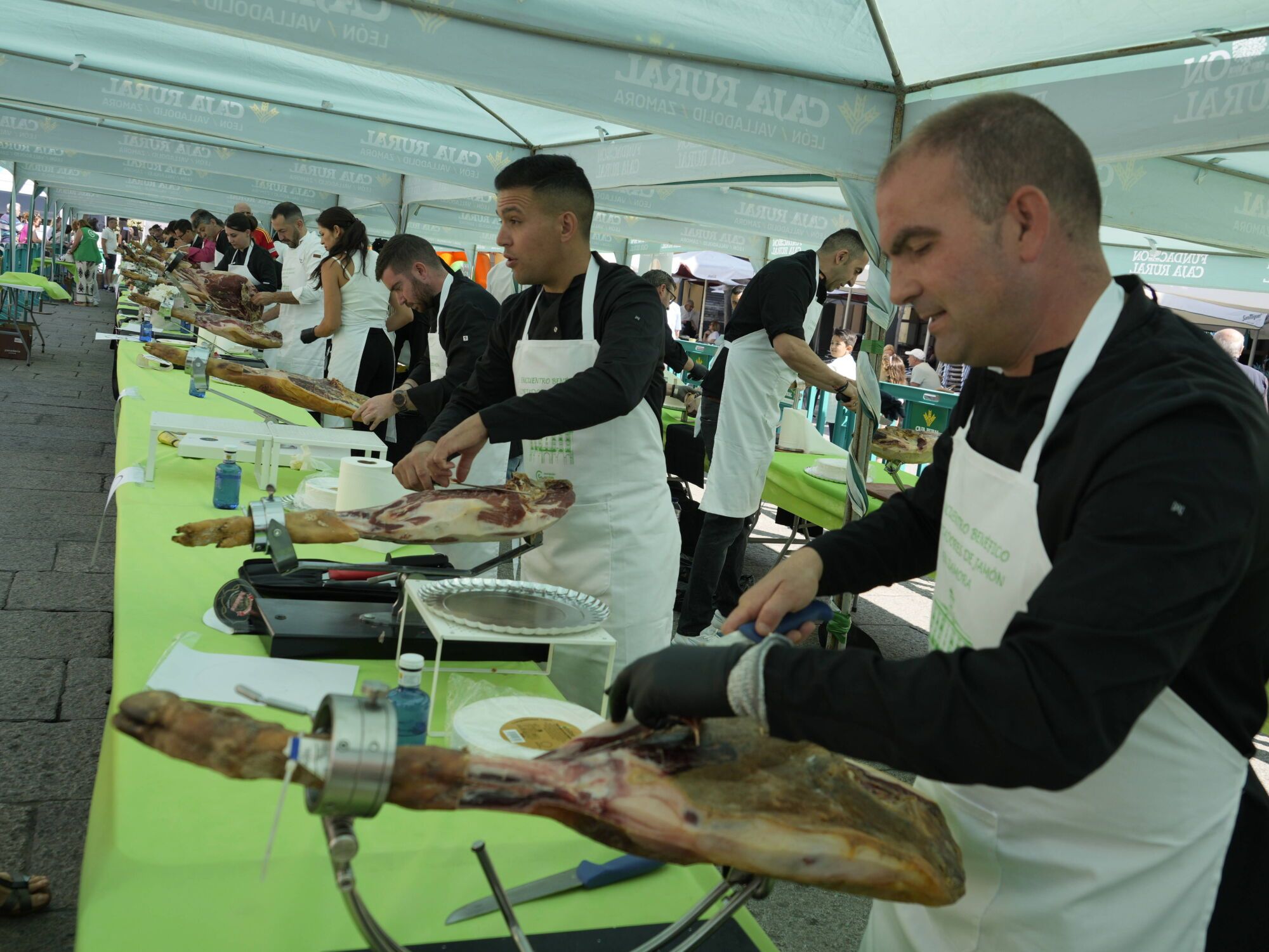 I Encuentro Benéfico de cortadores de jamón de Zamora, a beneficio de AECC