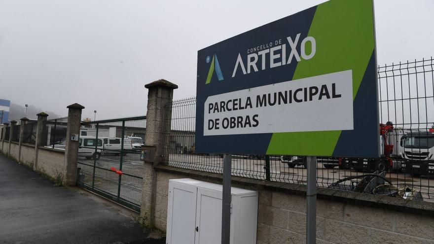 Parcela municipal de Obras del Concello de Arteixo. | // VÍCTOR ECHAVE